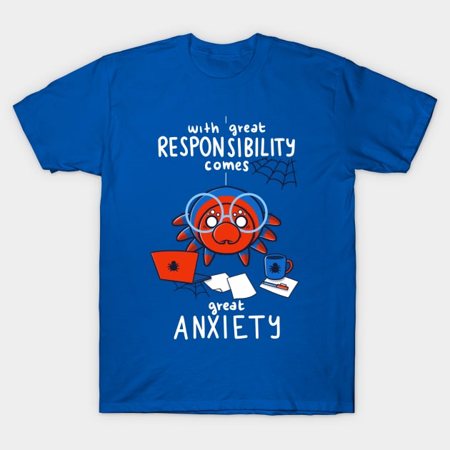 Anxious Spider T-Shirt by TaylorRoss1